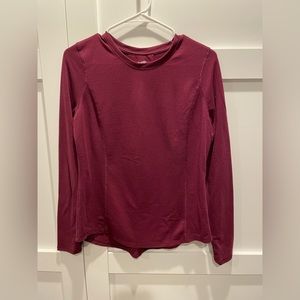 Maroon Fitness top